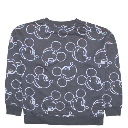 Disney x Primark Women’s Black Mickey Mouse Sweatshirt XL Pullover