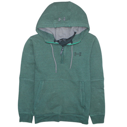 Under Armour Men's Green Medium 1/2 Zip Fleece Hoodie