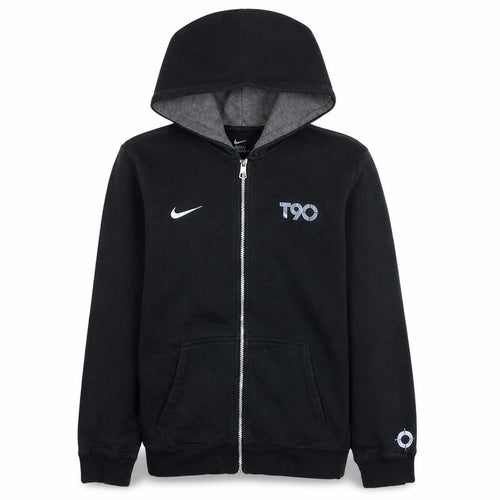 Nike Boys Black Full Zip Hoodie XL 13-15 Years Fleece Sportswear