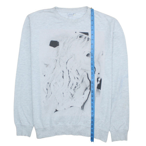 Cedar Wood State Men's Grey XL Graphic Print Pullover Sweatshirt