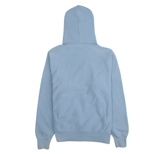 Champion Men's Blue Pullover Hoodie Medium Reverse Weave Fleece