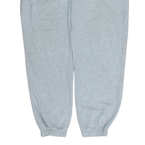 Nike Mens Grey Cotton Fleece Sweatpants L Regular Fit Drawstring