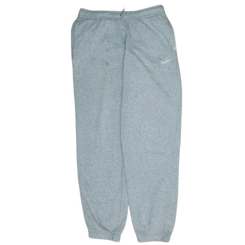 Nike Men's Grey M Regular Fit Fleece Sweatpants