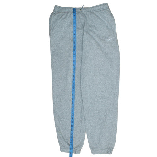 Nike Men's Grey M Regular Fit Fleece Sweatpants