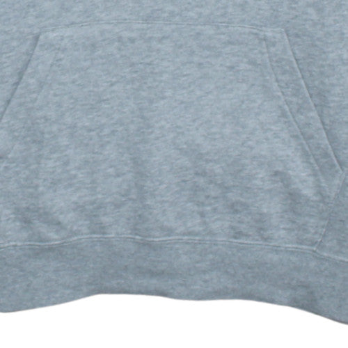 Nike Men's Grey Pullover Hoodie S Regular Fit Sports Style
