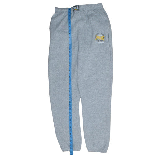 Everlast Men's Grey Fleece Sweatpants S Regular Fit Activewear Trousers