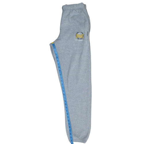 Everlast Men's Grey Fleece Sweatpants S Regular Fit Activewear Trousers