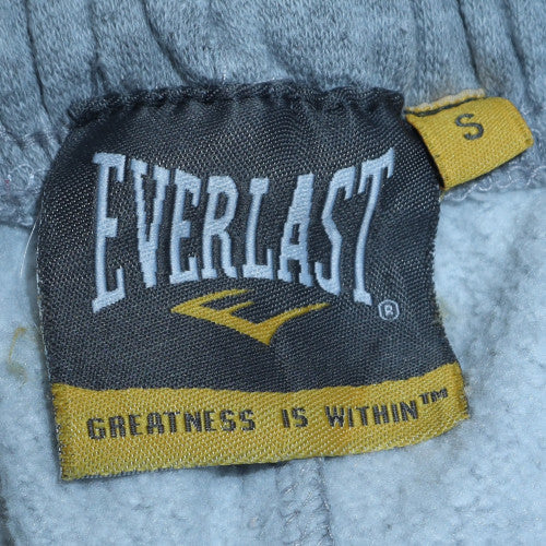Everlast Men's Grey Fleece Sweatpants S Regular Fit Activewear Trousers