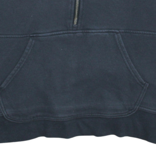 Under Armour Womens Black XL 1/2 Zip Hoodie with Logo Print
