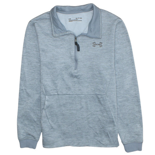 Under Armour Men’s Grey XS 1/4 Zip Fleece Pullover Sweatshirt