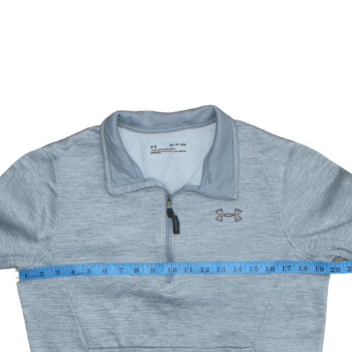 Under Armour Men’s Grey XS 1/4 Zip Fleece Pullover Sweatshirt