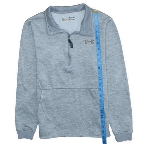 Under Armour Men’s Grey XS 1/4 Zip Fleece Pullover Sweatshirt