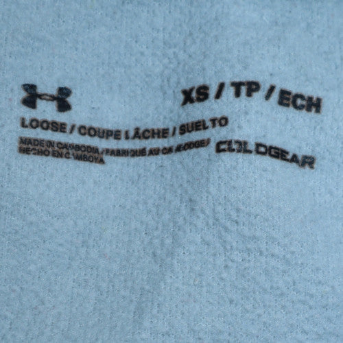 Under Armour Men’s Grey XS 1/4 Zip Fleece Pullover Sweatshirt