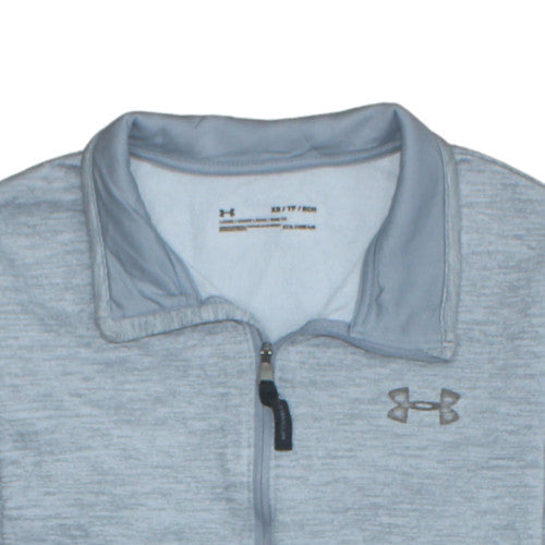 Under Armour Men’s Grey XS 1/4 Zip Fleece Pullover Sweatshirt