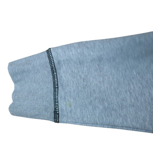 Napapijri Men's Grey Logo Crew Neck Pullover Sweatshirt Size S