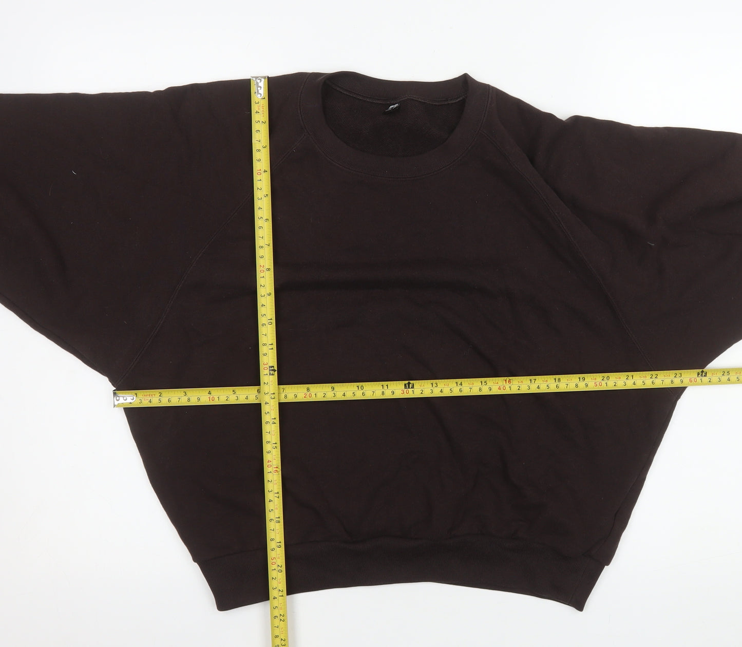 Uniqlo Men’s Brown Cotton Pullover Sweatshirt L Regular Fit