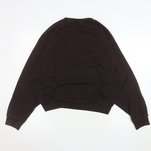 Uniqlo Men’s Brown Cotton Pullover Sweatshirt L Regular Fit