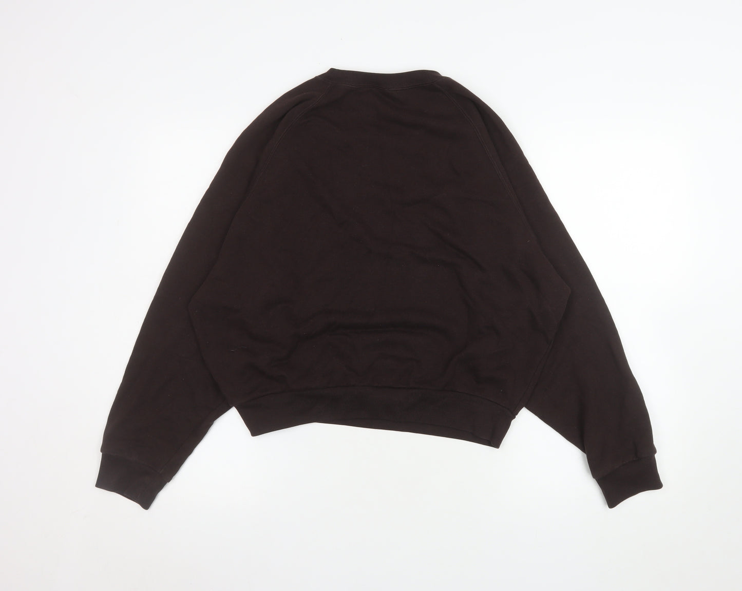 Uniqlo Men’s Brown Cotton Pullover Sweatshirt L Regular Fit