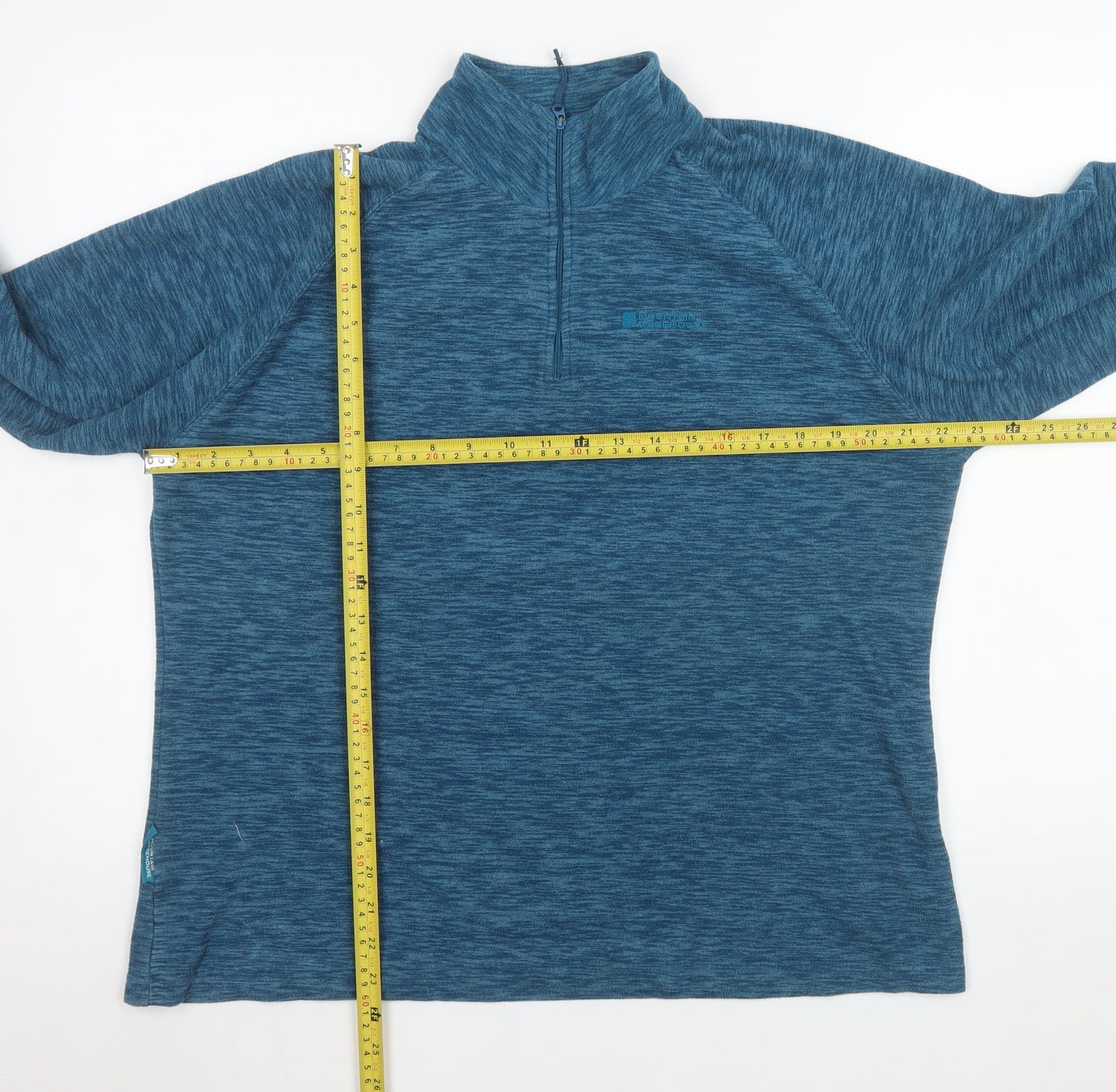 Mountain Warehouse Women's Blue 1/2 Zip Pullover Sweatshirt UK 18