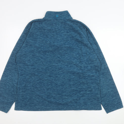 Mountain Warehouse Women's Blue 1/2 Zip Pullover Sweatshirt UK 18