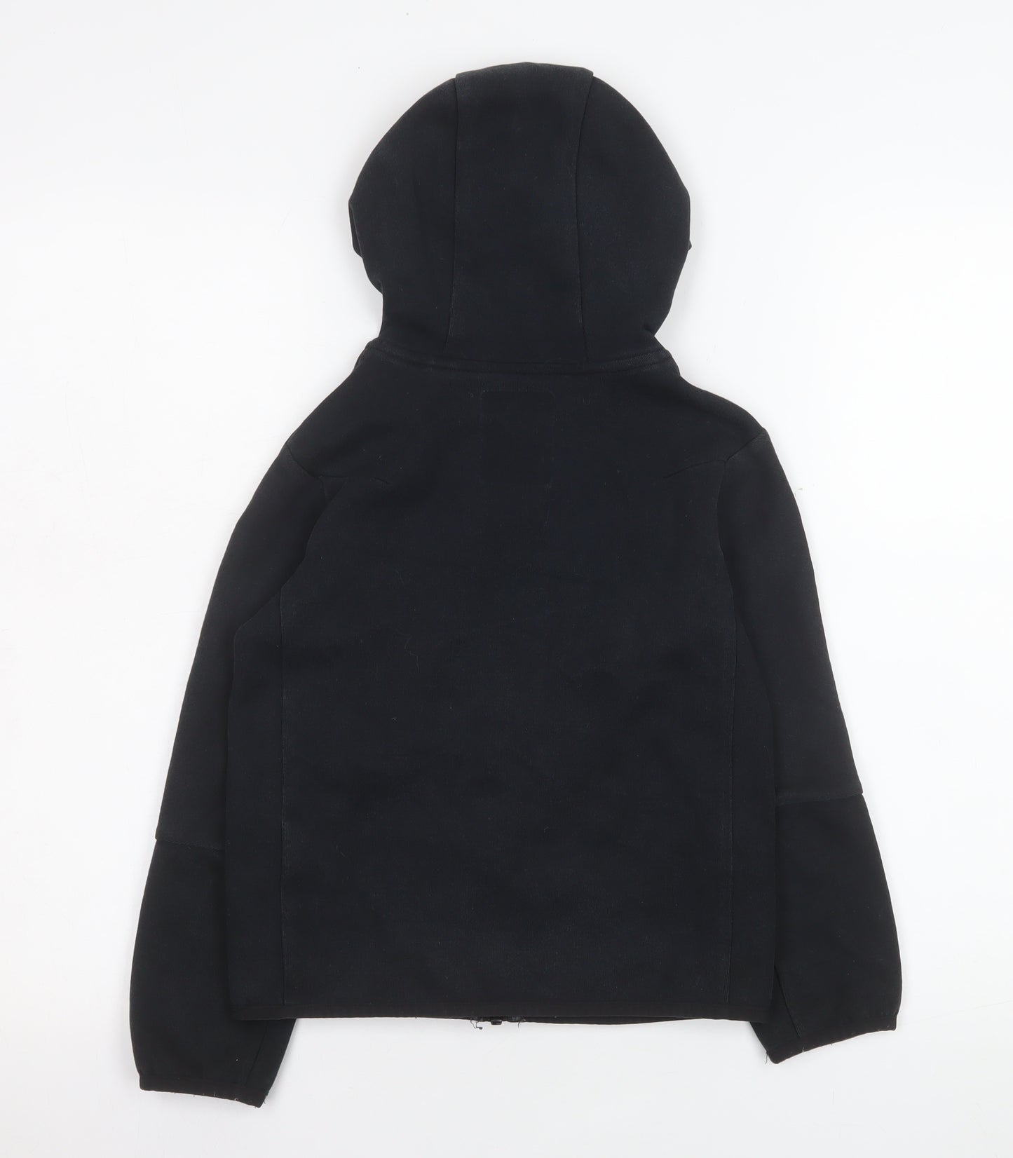 Nike Boys Black Hooded Track Jacket 6-7 Years Full Zip Sportswear