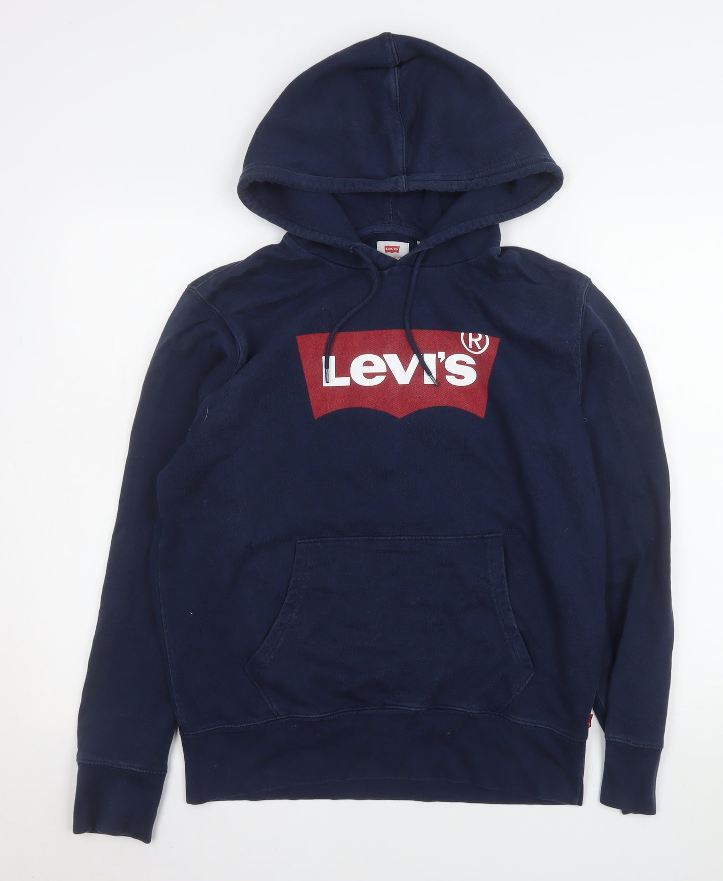 Levi's Men's Blue Pullover Hoodie Size S Hooded Sweatshirt