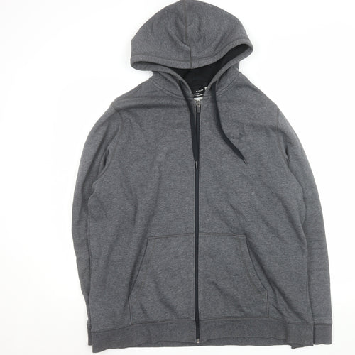 Under Armour Men's Grey XL Hooded Full Zip ColdGear Jacket