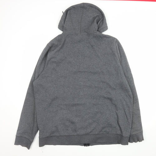 Under Armour Men's Grey XL Hooded Full Zip ColdGear Jacket
