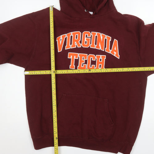 Champion Men’s Brown Virginia Tech Pullover Hoodie L