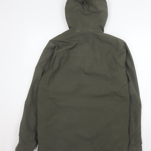 Mountain Warehouse Men's Green Waterproof Hooded Jacket Size M