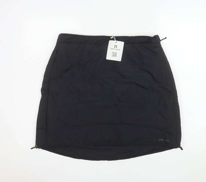 Heber Peak Women Black L Insulated Outdoor Short Skirt