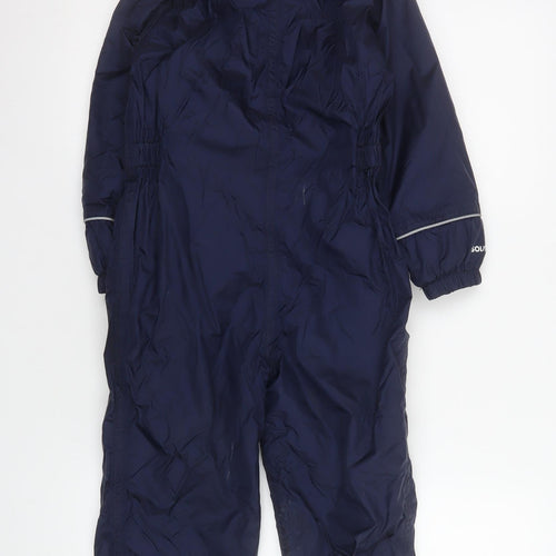 Regatta Boys Blue Waterproof Hooded Snowsuit 6-7 Years Winter Outerwear