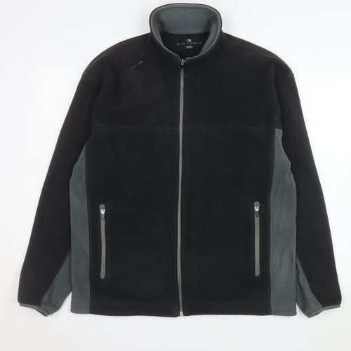 Marks and Spencer Men’s Black Fleece Full Zip Jacket Size S