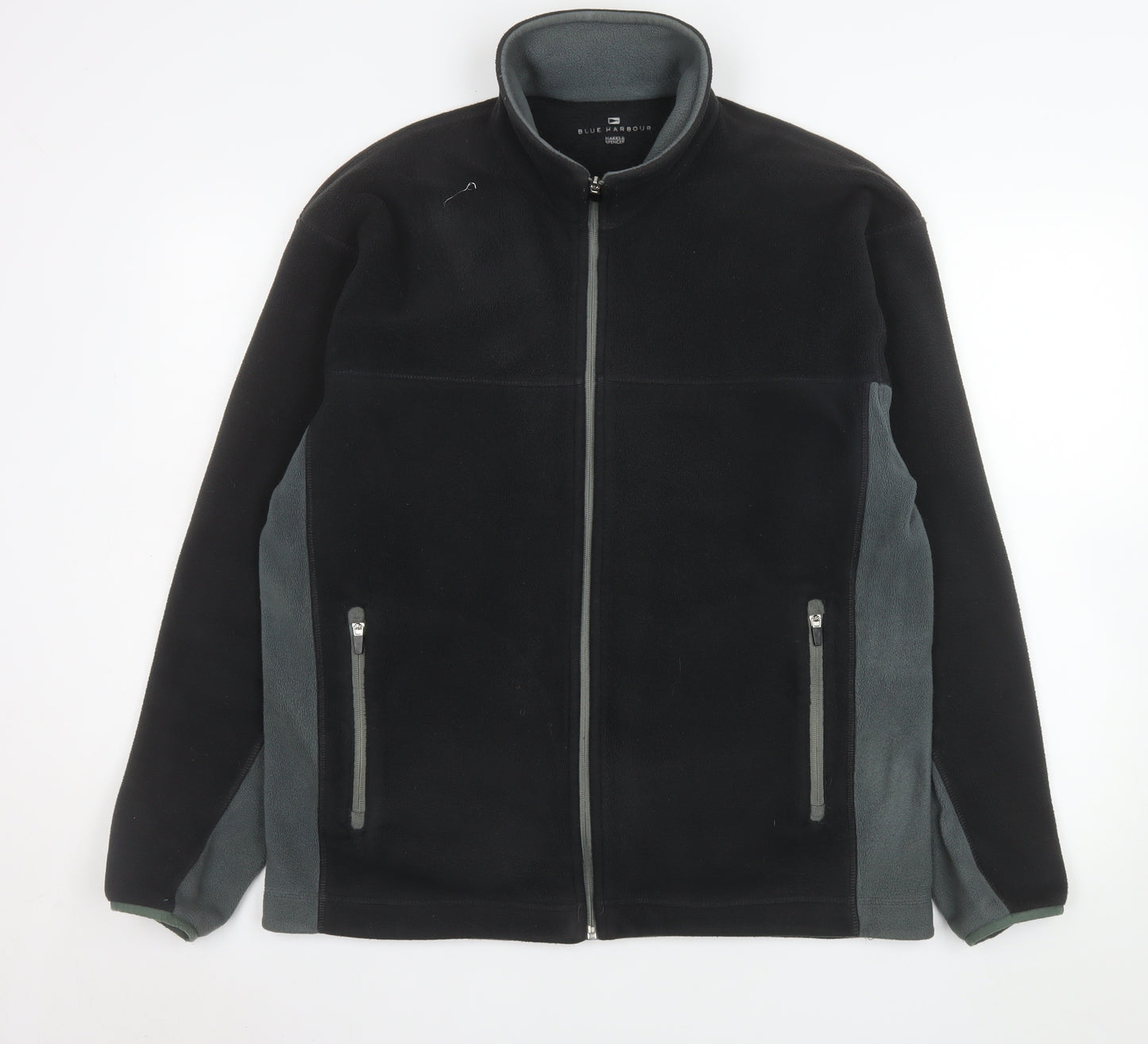 Marks and Spencer Men’s Black Fleece Full Zip Jacket Size S