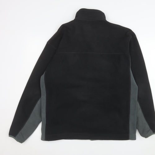 Marks and Spencer Men’s Black Fleece Full Zip Jacket Size S