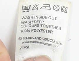 Marks and Spencer Men’s Black Fleece Full Zip Jacket Size S