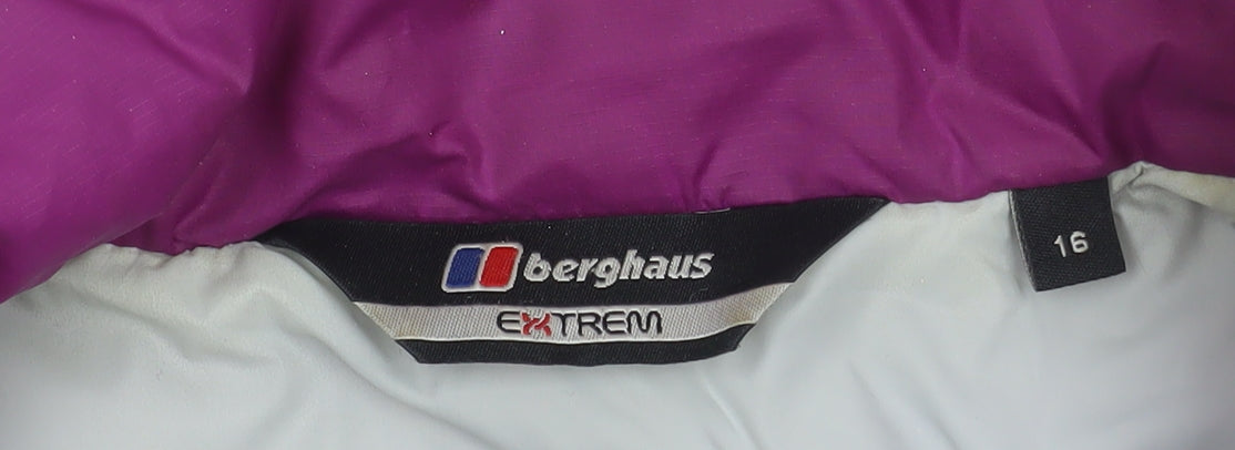 Berghaus Women’s Purple Insulated Puffer Jacket Size 16 Nylon