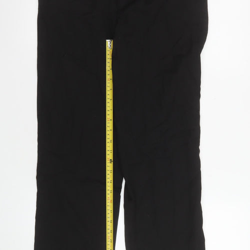 Matalan Men's Black 32x31 Regular Fit Dress Trousers