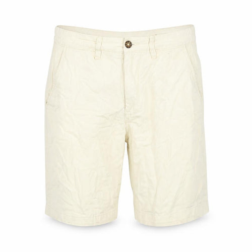 Piombo Men's Beige Chino Shorts Size S Casual Cotton