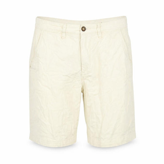 Piombo Men's Beige Chino Shorts Size S Casual Cotton