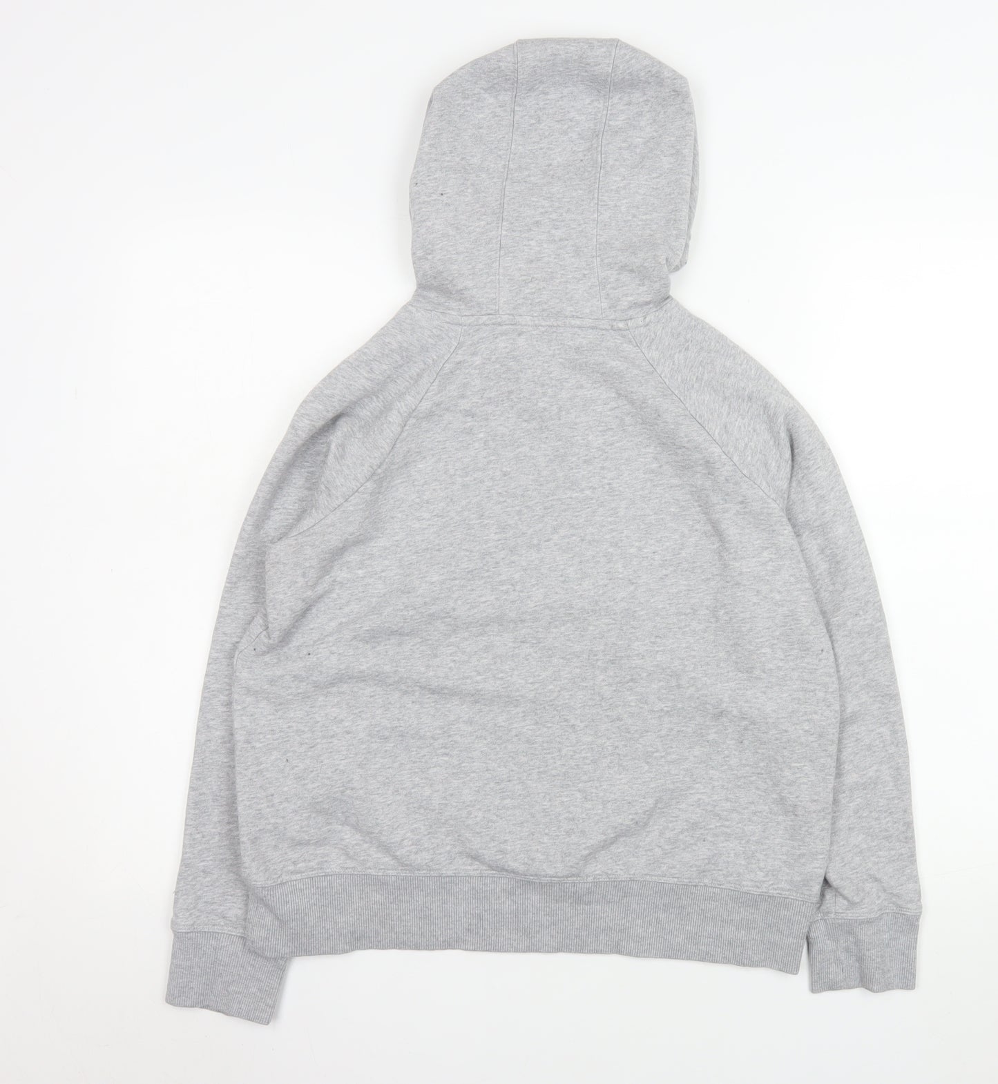 Under Armour Women's Grey Pullover Hoodie Small Loose Fit Cotton Blend