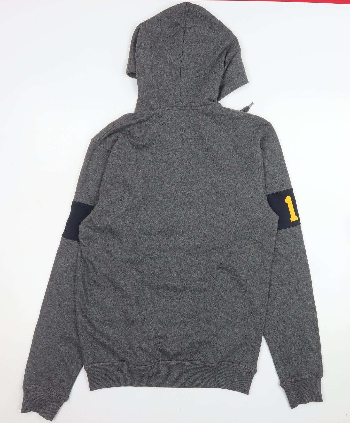 Champion Men's Grey UCLA Henley Hoodie Size S