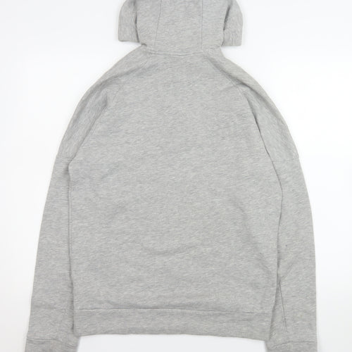 Adidas Men's Grey Pullover Hoodie Size S Classic Fit