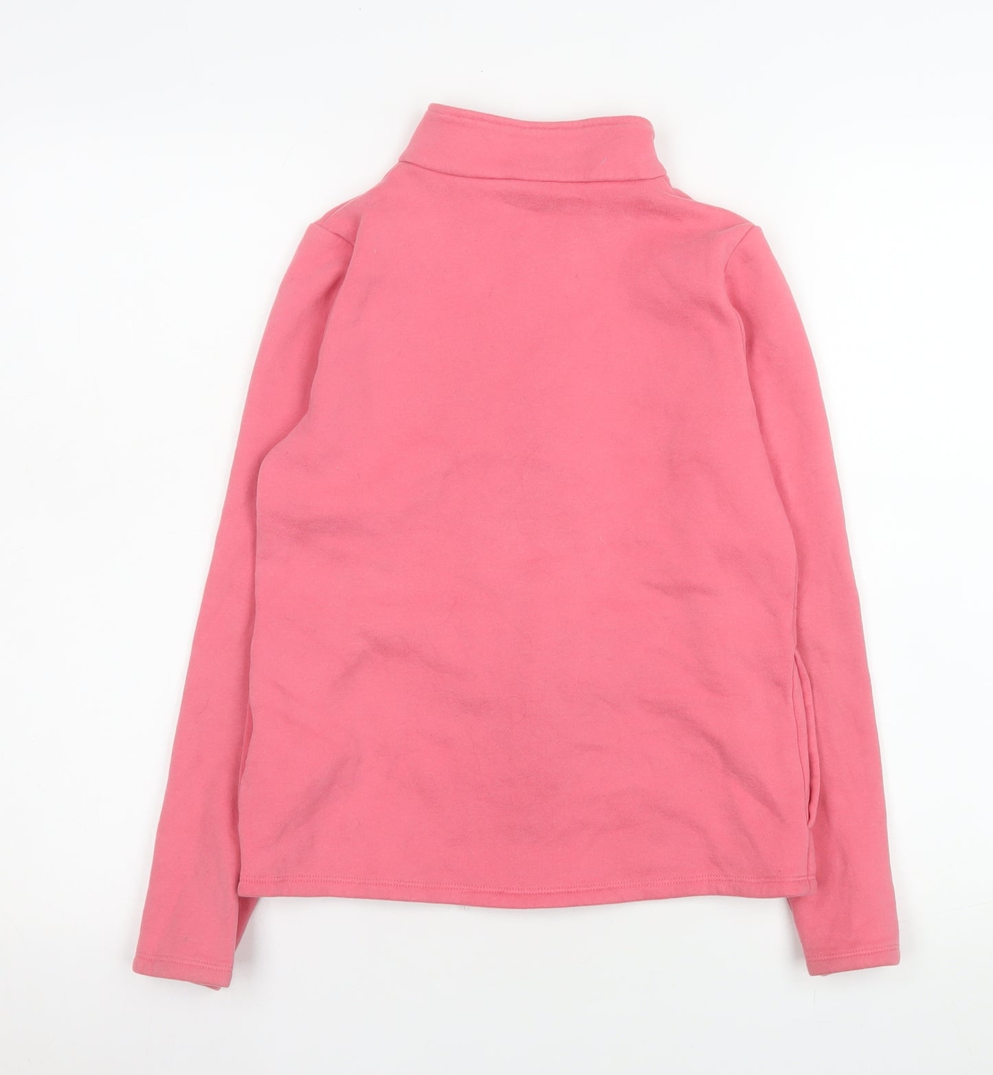 Decathlon Girls Pink Full Zip Fleece Jacket 12-13 Years Lightweight