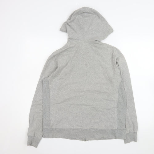 Champion Women's Grey Easy Fit Full Zip Hoodie Jacket L