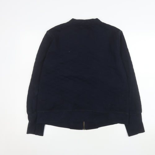 Barbour Women's Blue Quilted Bomber Jacket UK 12