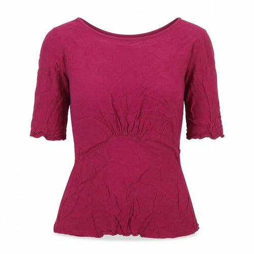 Next Women’s Purple Short Sleeve Viscose Blouse UK 6
