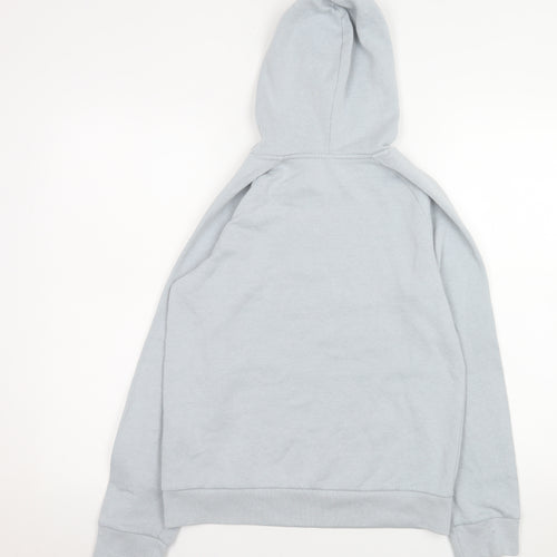 Under Armour Boys Grey Pullover Hoodie YLG Cotton Blend Fleece