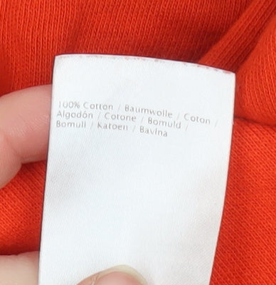 Nümph Womens Red Cotton Pullover Sweatshirt Size S