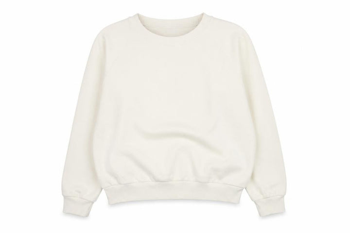 Uniqlo Women Beige Cotton Blend Pullover Sweatshirt L